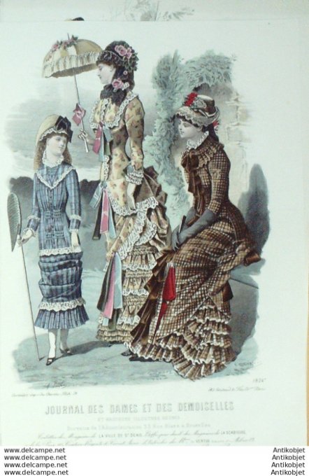 Journal des Dames Demoiselles 1881 # 1824 (Maison Scabieuse)
