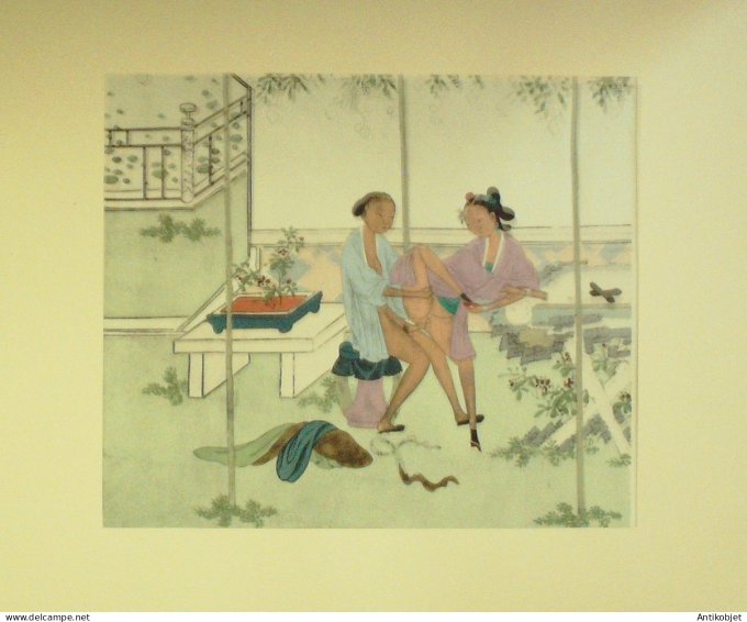Estampe CHINOISE scène érotique 65