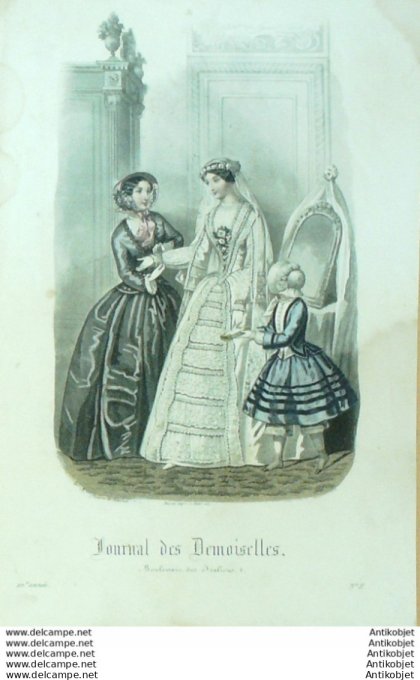 Journal de Demoiselles 1852 # 02 Mariée