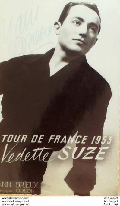 Brieux Yann (Studio Photo) Tour De France 1953 Dédicacée Suze