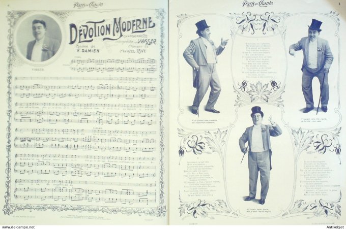 Paris qui chante 1904 #78 Flanaut Léonie Richard Vasser Villepré MorlyVerdi