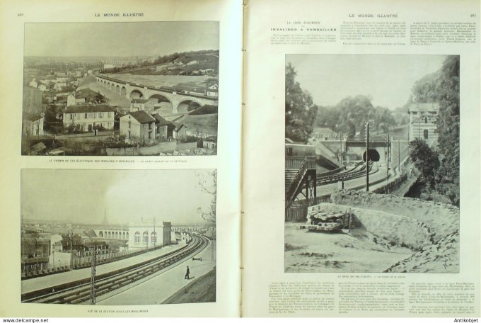 Le Monde illustré 1902 n°2359 Londres Val-Fleury (78) Martinique Fort-de-France ST-Pierre Rochambeau