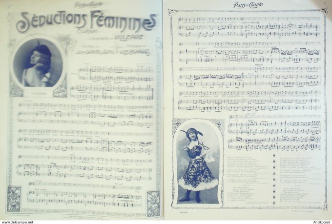 Paris qui chante 1904 #78 Flanaut Léonie Richard Vasser Villepré MorlyVerdi