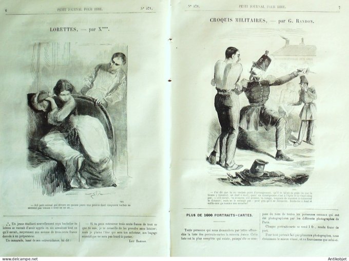 Petit journal pour Rire 1862 # 371 Revue du Monde Girin