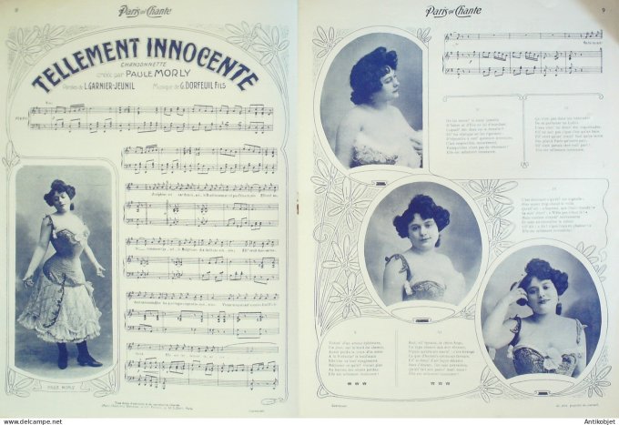 Paris qui chante 1904 n° 78 Flanaut Léonie Richard Vasser Villepré MorlyVerdi