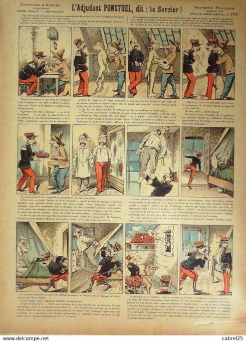 L'adjudant Ponctuel Dit >Le Sorcier (Pellerin d'epinal) Dous Y N'ell