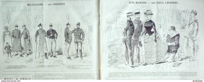 Le Journal Amusant 1885 # 1529 Theatre Georgette de Victorien Sardou par Stop