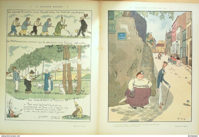 Le Rire 1913-04-26 # 534 Journal humoristique Ed.Originale Baguette magique