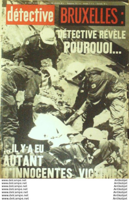 Détective 1967 # 1093 Oignies Vouillé Lisieux