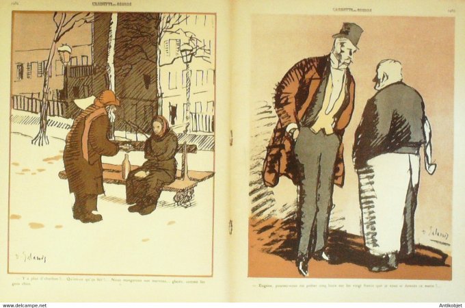 L'Assiette au beurre 1909 # 457 Les étrennes Galanis Gris