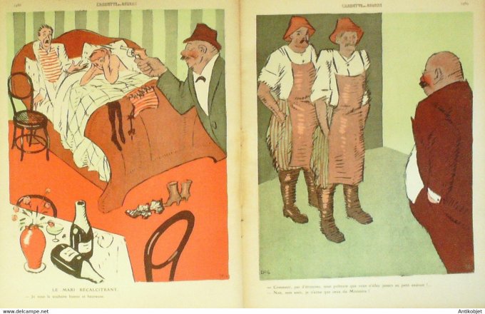 L'Assiette au beurre 1909 # 457 Les étrennes Galanis Gris