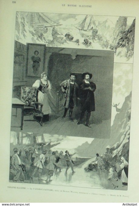 Le Monde illustré 1897 n°2095 Dreux (28) Palerme Aumale Ethiopie ras Makonnen Harrar