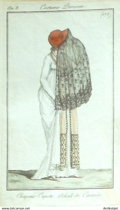 Costume Parisien 1799 an 8 #175 (eau forte) Schall de Casimir