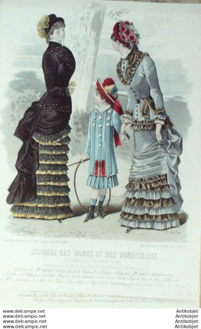 Journal des Dames Demoiselles 1881 # 1832 (Maison Bréant-Castel)