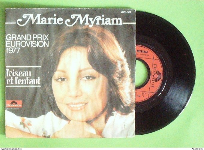 Marie Myriam 45T SP L'oiseau et l'enfant Eurovision 1977