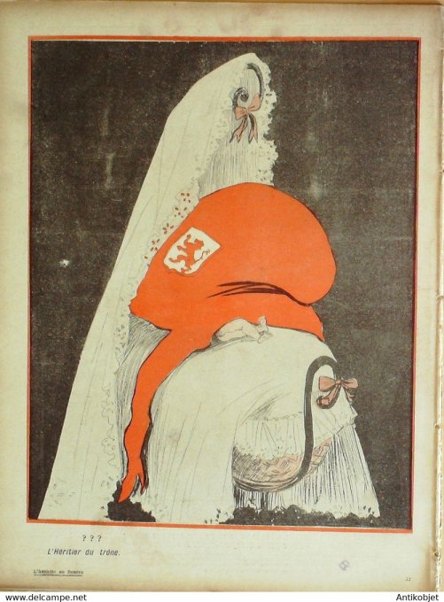 L'Assiette au beurre 1907 # 314 Tout l'avenir de l'Espagne est là Camara