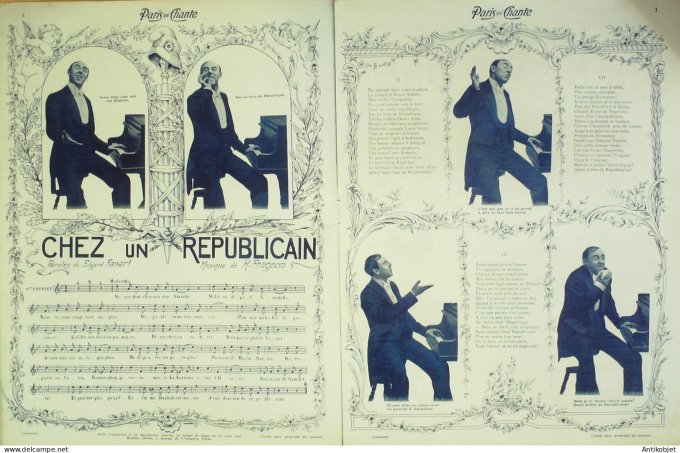 Paris qui chante 1903 #19 Favart Caribert Marinier Alberthal Angèle Moreau