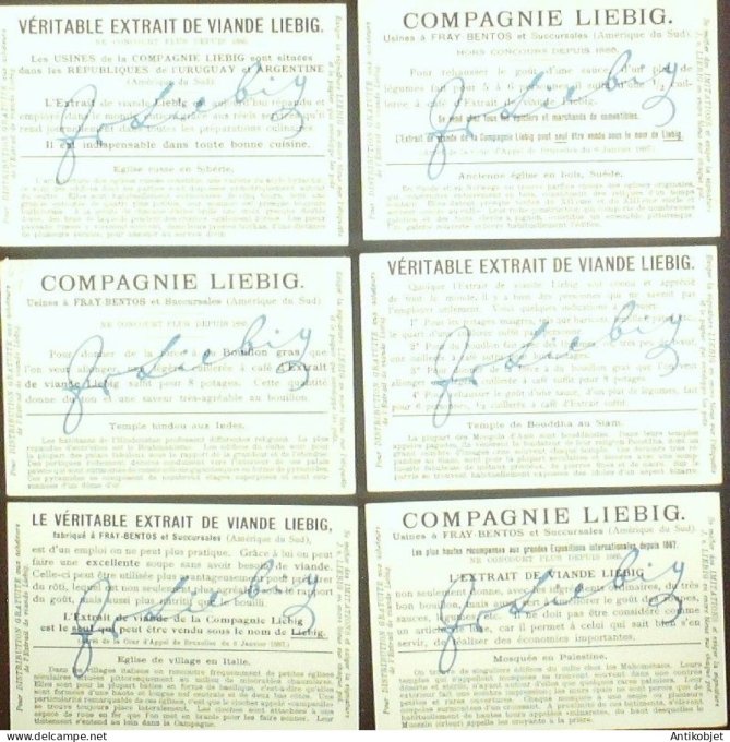 Chromo Liebig Sang  821 Lieux de Culte (1905)