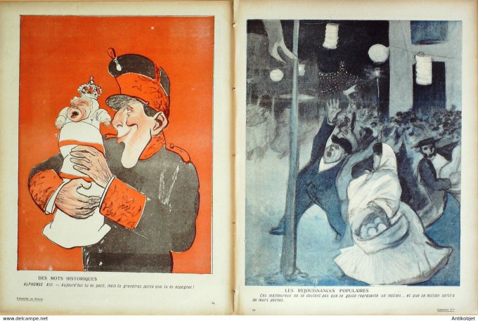 L'Assiette au beurre 1907 # 314 Tout l'avenir de l'Espagne est là Camara