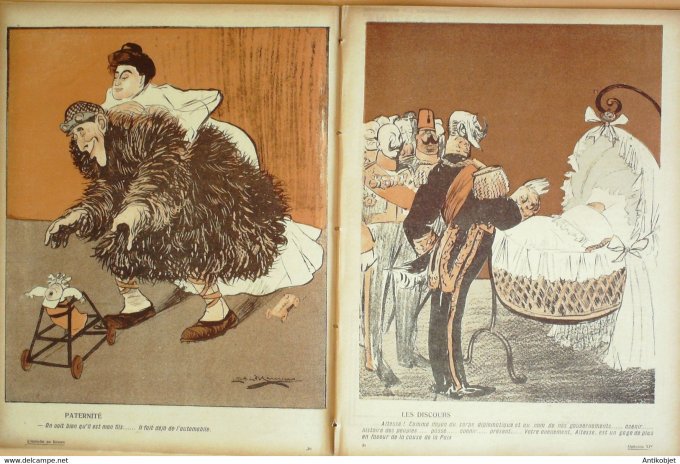 L'Assiette au beurre 1907 # 314 Tout l'avenir de l'Espagne est là Camara