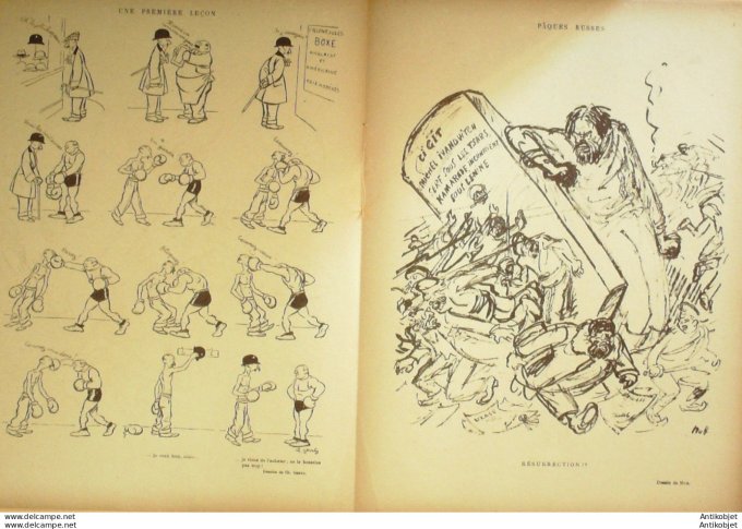 Le Rire 1921-03-26 # 112 Journal humoristique Ed.Originale Paques Russes