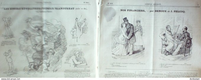 Le Journal Amusant 1880 # 1236 Les songes revelateurs d'Emile Blandureau par Leonce Petit