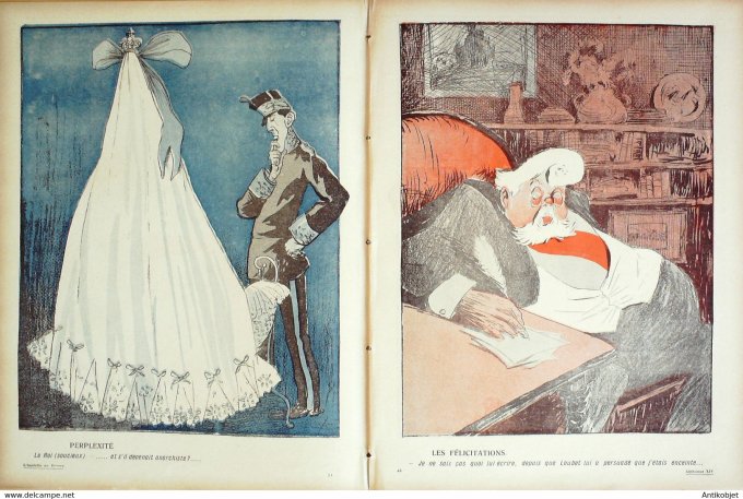 L'Assiette au beurre 1907 # 314 Tout l'avenir de l'Espagne est là Camara