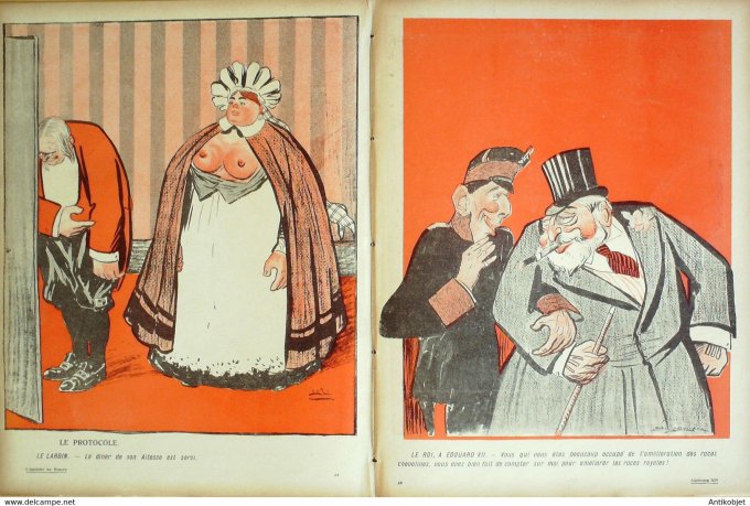 L'Assiette au beurre 1907 n°314 Tout l'avenir de l'Espagne est là Camara