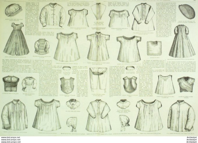 Gravure de mode La Mode illustrée (Lingerie)