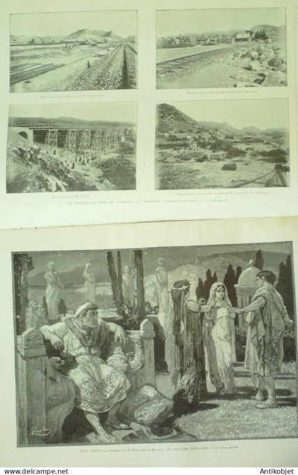 L'illustration 1901 n°3030 Chine Tien-Tsin Photothérapie Djibouti Daouenie Daouenlé