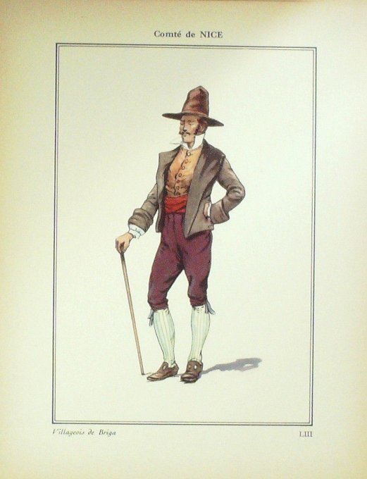 Provence-Alpes-Côte d'Azur Nicois-Briga Villageois 1920