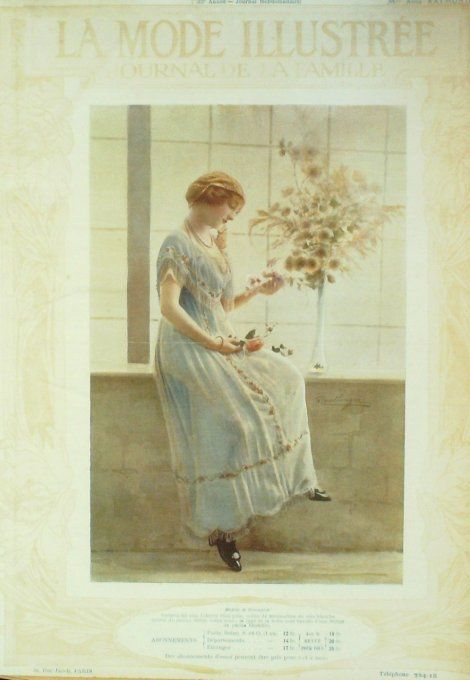 Journal Mode illustrée 1911 # 53 Travestis jeunes filles