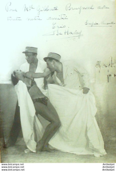 De Havey Trio (Photo De Presse Bruxelles) Dédicacée