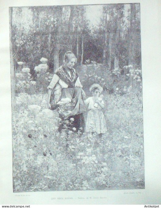 Le Monde illustré 1891 n°1781 Orléans (45) Jeanne d'Arc Ste-Croix