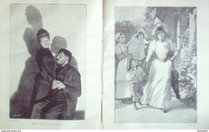 Le Monde illustré 1891 n°1781 Orléans (45) Jeanne d'Arc Ste-Croix