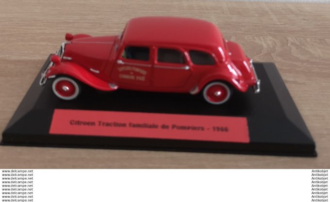 Citroen Traction familiale de Pompiers 1:43 Aze 1955