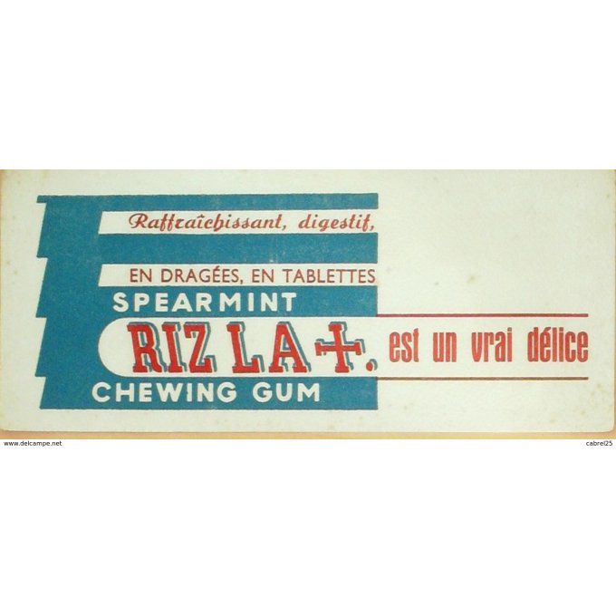 Buvard RIZ LA + CHEWING GUM