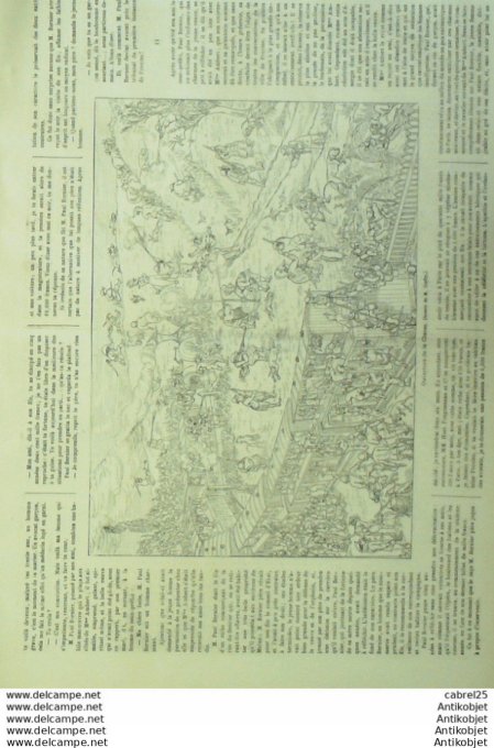 Le Monde illustré 1868 n°597 Montfermeil (93) Chalons (51) Italie Loueche Trient Simplon