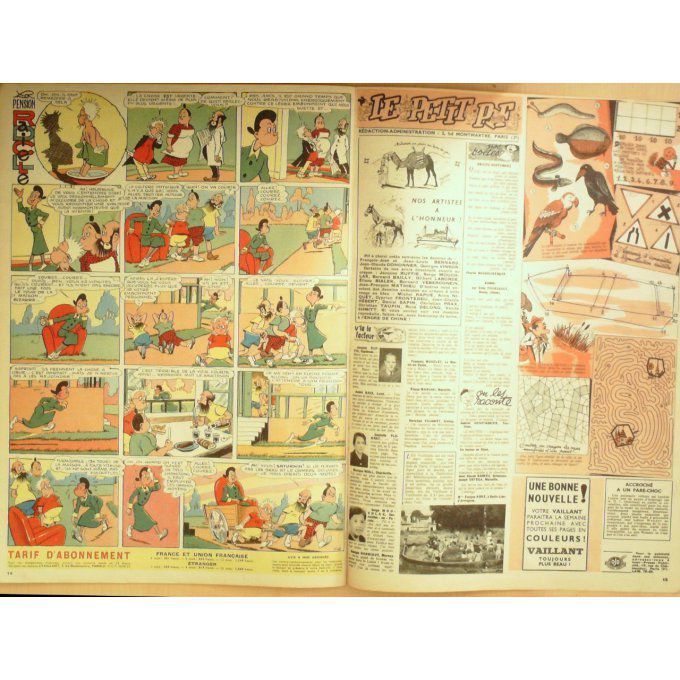 PIF Vaillant 1955 n°542 Capitaine Cormoran Pif le chien