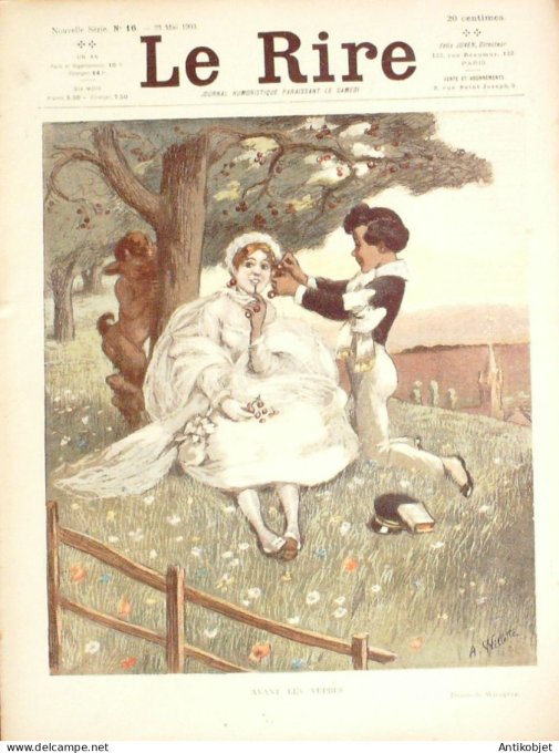 Le Rire 1903-05-23 #  16 Journal humoristique Ed.Originale Conseiller des Dames