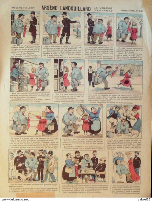 Arsene Landouillard Le Voleur d'enfant (Pellerin d'epinal)