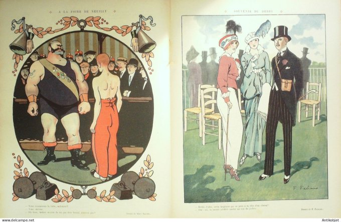 Le Rire 1913-06-21 # 542 Journal humoristique Ed.Originale Foire de Neuilly