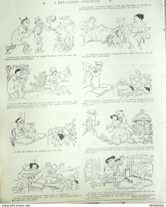 Le Rire 1913-06-21 # 542 Journal humoristique Ed.Originale Foire de Neuilly