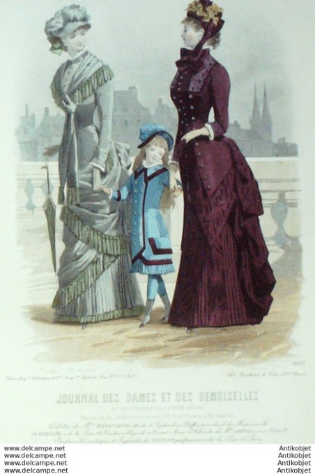Journal des Dames Demoiselles 1881 # 1840 (Maison Bréant-Castel)