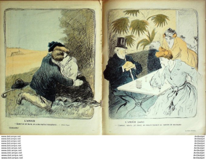 L'Assiette au beurre 1905 # 221 Les grands sentiments d'honneur dignite Renifer