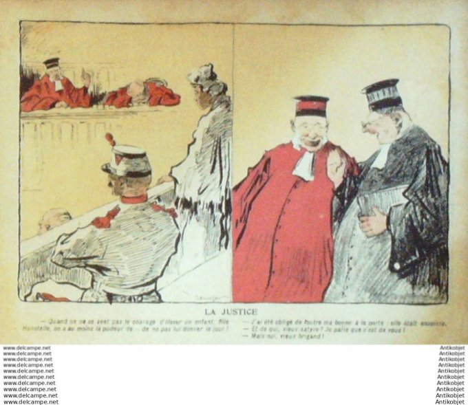 L'Assiette au beurre 1905 # 221 Les grands sentiments d'honneur dignite Renifer