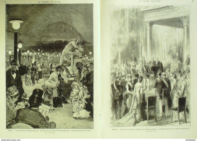 Le Monde illustré 1879 n°1162 Angleterre Cambden-House Egypte Ismail-Pacha  La Haye Delft