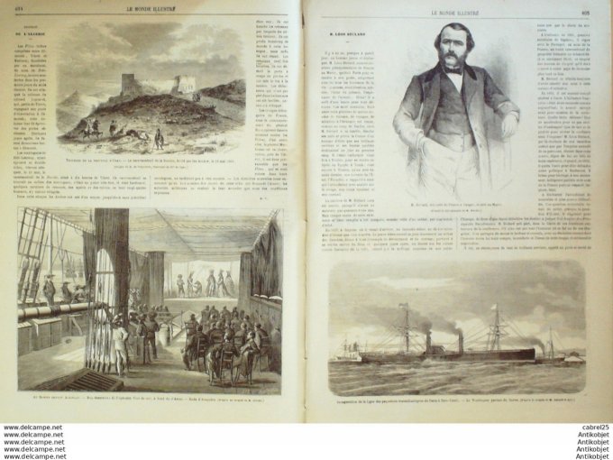 Le Monde illustré 1864 n°376 Usa Spottsylvania Wilderness Danemark Duppel