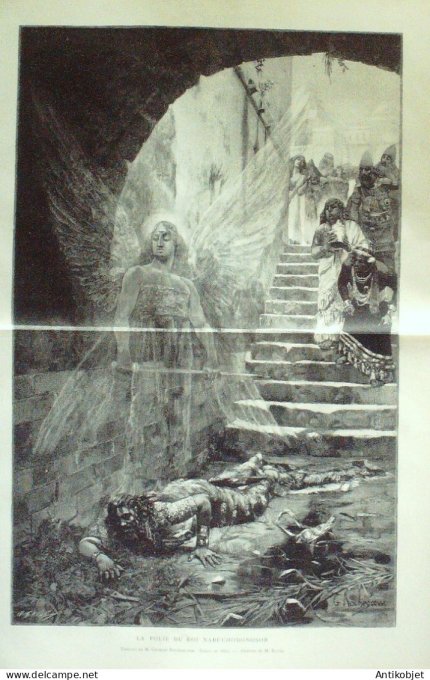 Le Monde illustré 1886 n°1568 Irak Roi Nabuchodonosor Algérie Koubba Bulgarie insurrection