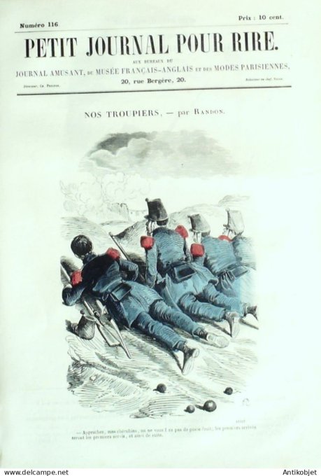 Petit journal pour Rire 1857 # 116 Pot-Pourri Bertall